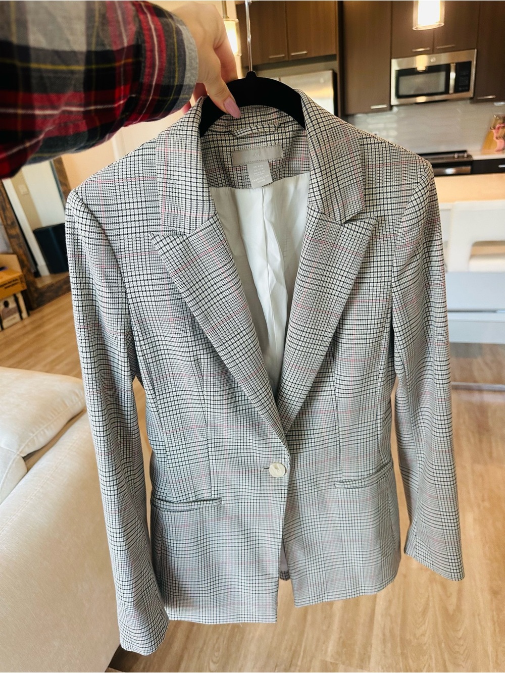H&M Single-Button Blazer in Black, XXS